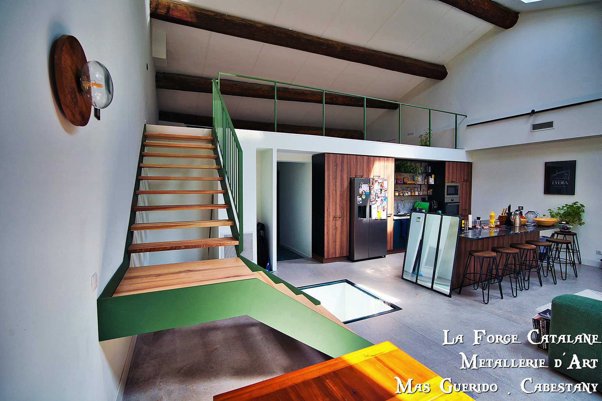 escalier en fer plat ossature garde corps  thermolaquage  forge catalane.jpg